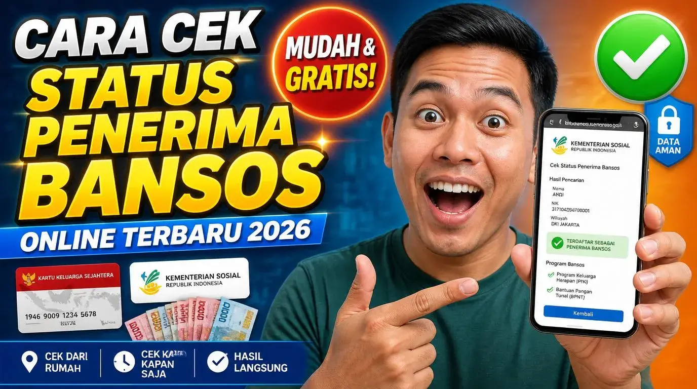 Cara Cek Status Penerima Bansos Online Terbaru